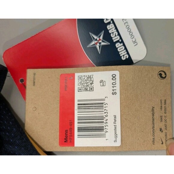 Nike Team USA 50th Anniversary 2024 Olympics Navy Gold Sample Jersey  L, 2XL - Picture 6 of 8